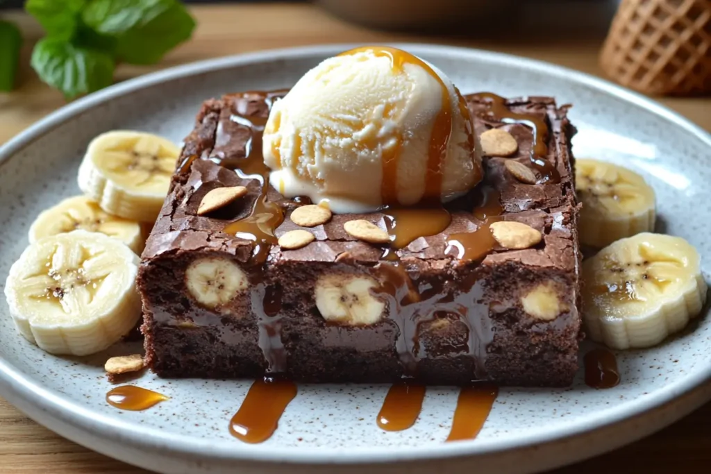 banana pudding brownies
