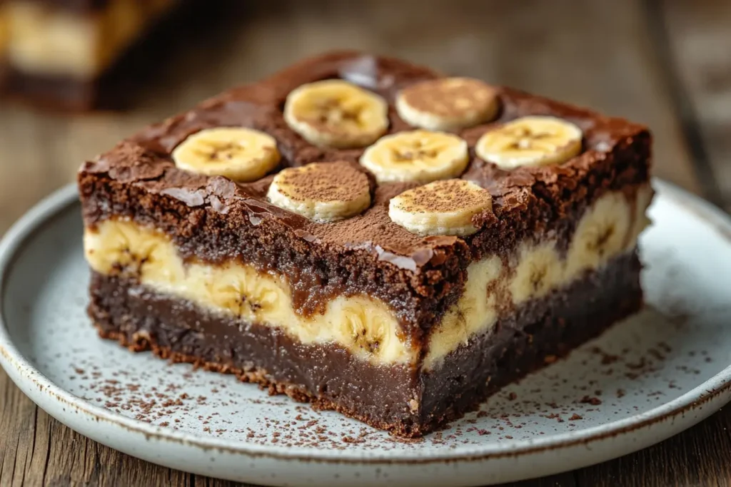 banana pudding brownies